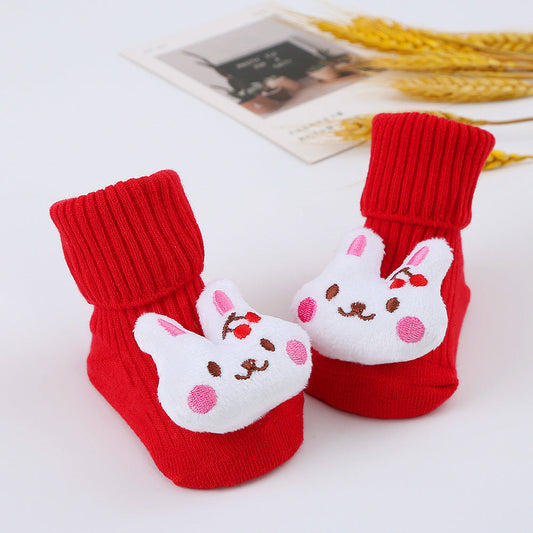 Plüsch-Sockenschuhe für Babys