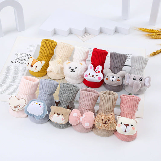 Plüsch-Sockenschuhe für Babys