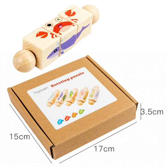 TwistieTots™ - Rotierendes Montessori-Puzzle - Drehen & Lernen