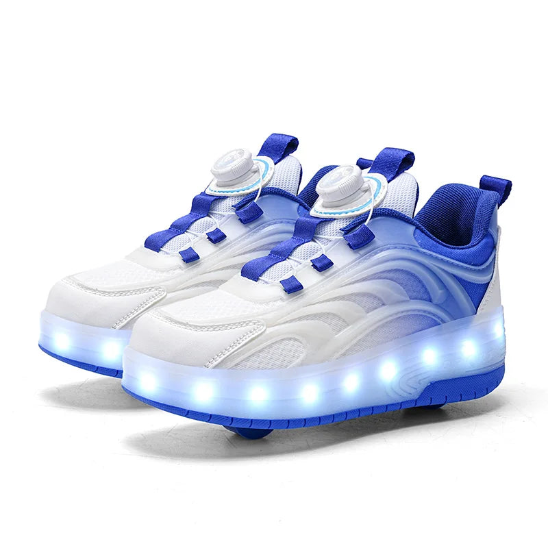 GlowRoll™ – Kinder LED Rollschueh – Leuchtend, Stylisch & Sicher