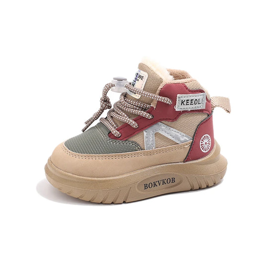 WinterStep™ – Hohe Kinderschueh für Jungen & Mädchen – Thermisch Gefüttert & Flexibel