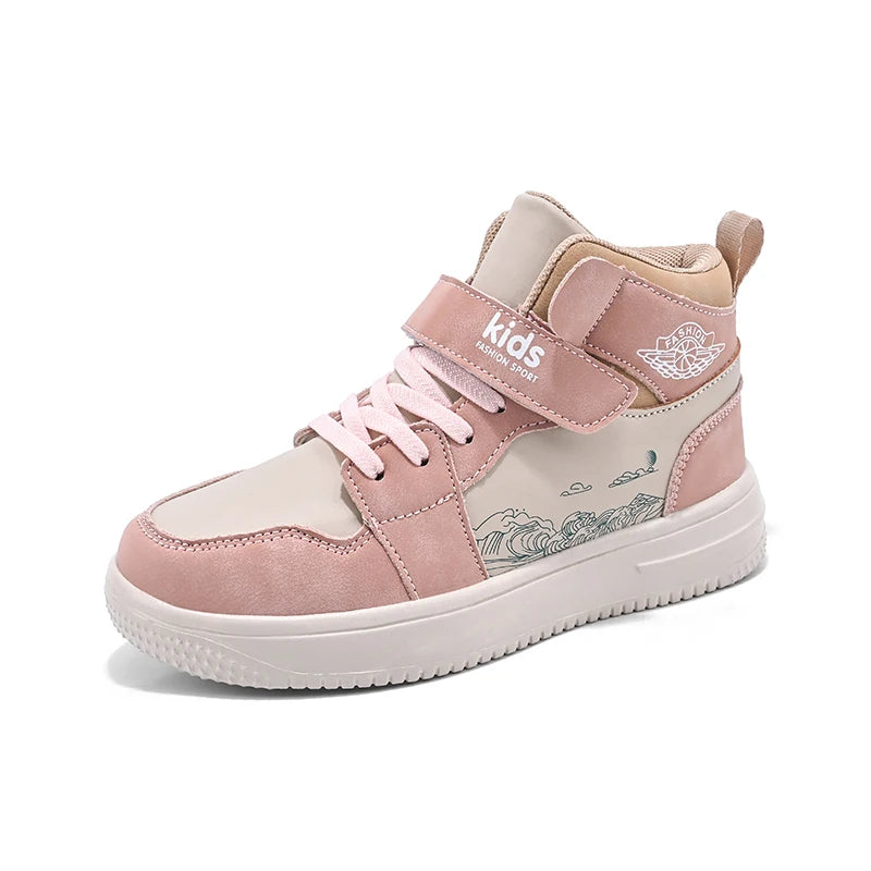 StepActive™ – Leder Sneakers für Chind – Klassisch, Komfortabel & Rutschfest