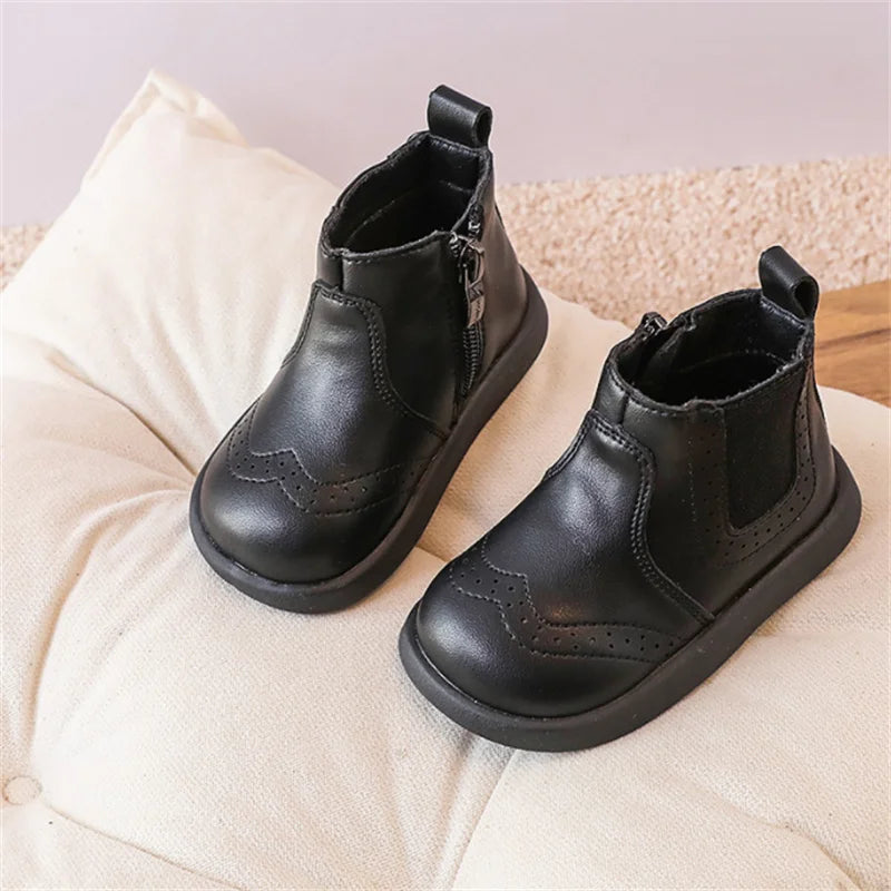 ClassicStep™ – Kinder Boots aus Leder – Klassisch & Robust