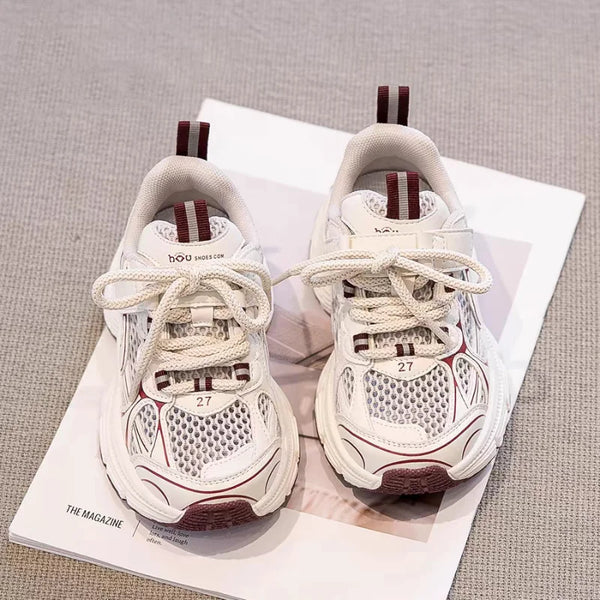 HappyFeet™ – Lichtig, Atemig & Stylisch – Kindersneaker Bordeaux