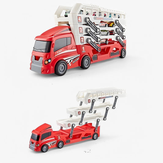 LoadRacer™ | Spielzeug-Autotransporter – lehrreich und unterhaltsam!