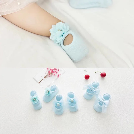 AngelToes™ – Eleganti & Komfortabli Babysöckli mit Antirutsch
