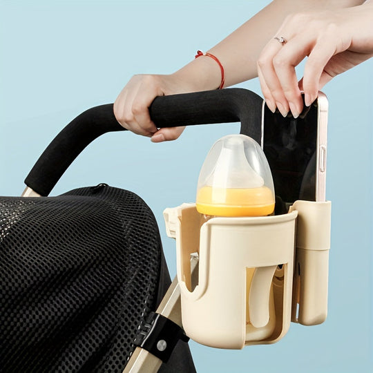 TinyClip™ – Kinderwagenhalter für Handy & Getränk