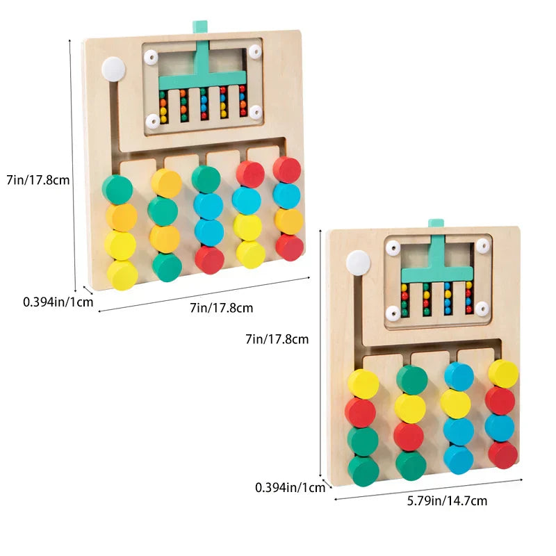 ColorMatch™ Montessori Holzpuzzle