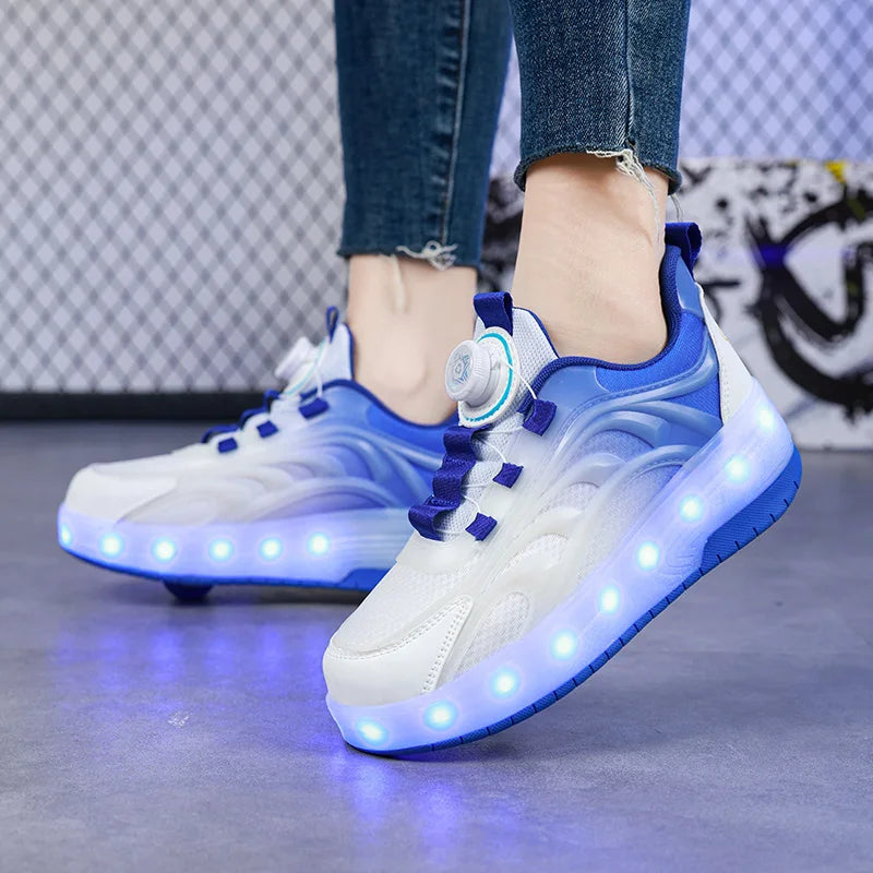 GlowRoll™ – Kinder LED Rollschueh – Leuchtend, Stylisch & Sicher