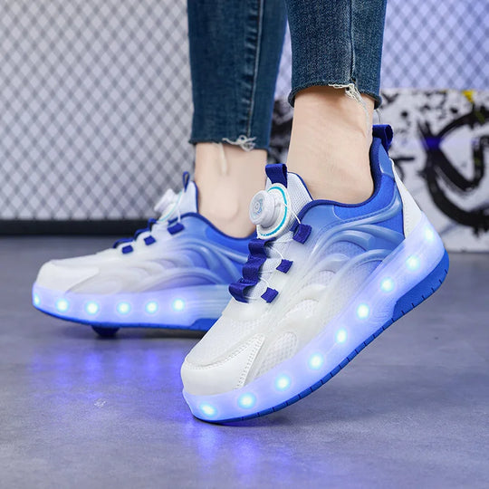 GlowRoll™ – Kinder LED Rollschueh – Leuchtend, Stylisch & Sicher