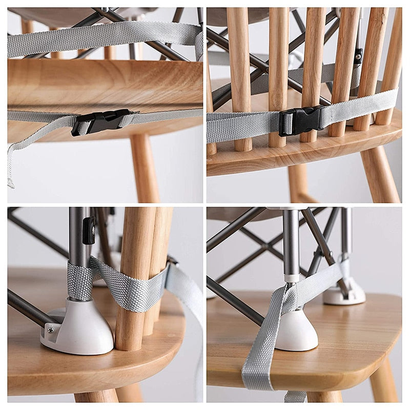 TinyTots™ – Tragbarer Kinderstuhl mit Sicherheitsgurt
