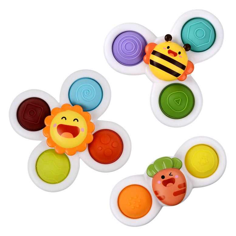 Spin & Play™ – Sensorisches Baby-Spinner-Set (3 Stück)