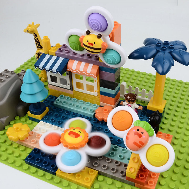 Spin & Play™ – Sensorisches Baby-Spinner-Set (3 Stück)