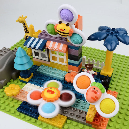 Spin & Play™ – Sensorisches Baby-Spinner-Set (3 Stück)