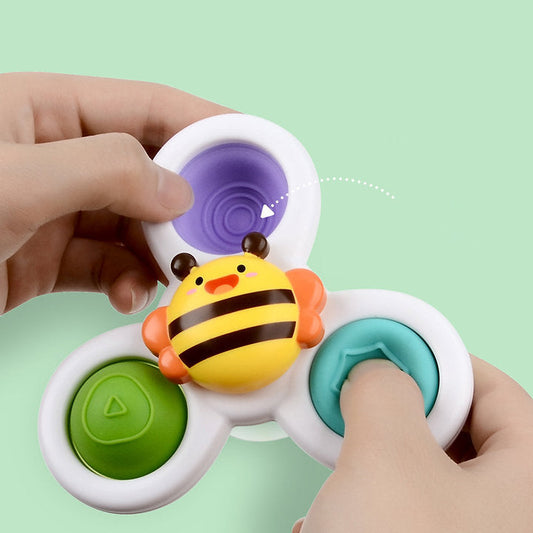 Spin & Play™ – Sensorisches Baby-Spinner-Set (3 Stück)