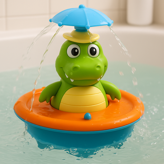 SplashCroco™ – Magisches Wasserspielzeug mit Licht für Bad & Pool