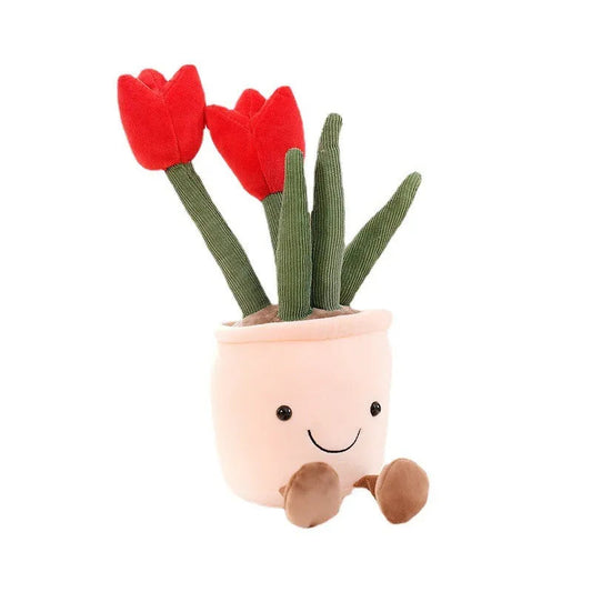 BloomieBuddy™ – fröhlichste Blumen-Kuschelpuppe