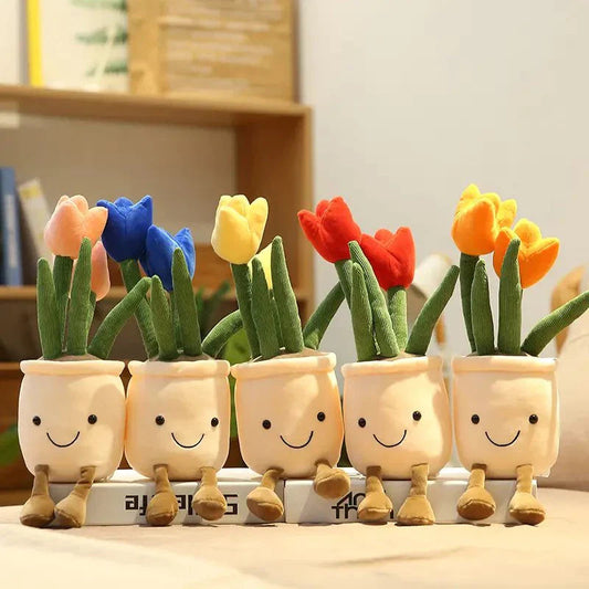 BloomieBuddy™ – fröhlichste Blumen-Kuschelpuppe