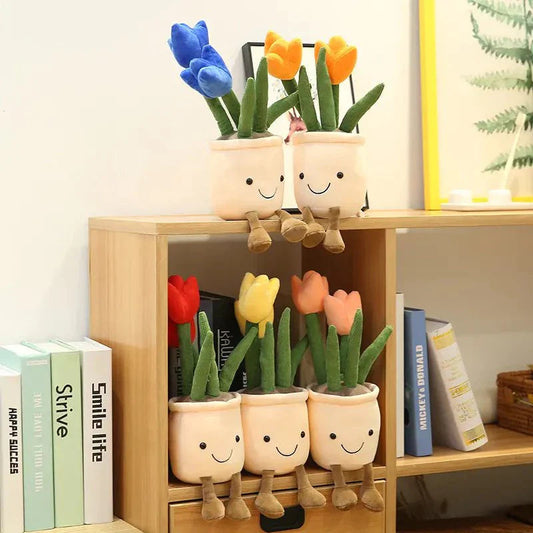 BloomieBuddy™ – fröhlichste Blumen-Kuschelpuppe