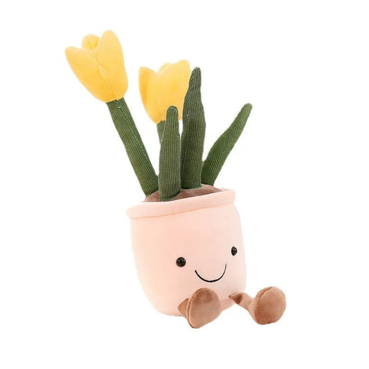 BloomieBuddy™ – fröhlichste Blumen-Kuschelpuppe