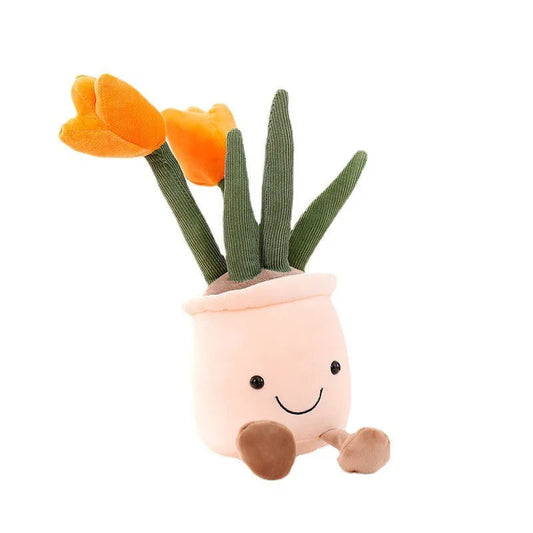 BloomieBuddy™ – fröhlichste Blumen-Kuschelpuppe