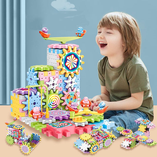 KlapKracht™ – Kreativer Montessori-Bauspaß mit Drehkraft!