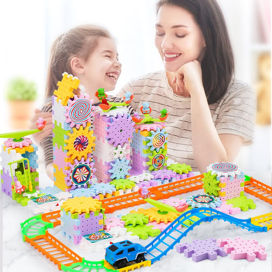 KlapKracht™ – Kreativer Montessori-Bauspaß mit Drehkraft!
