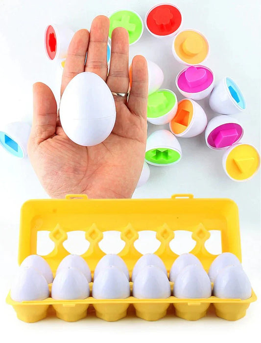 Montessori Matching Eggs - Pädagogisches Geschenk für Kinder