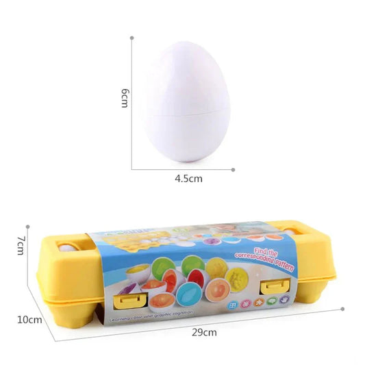Montessori Matching Eggs - Pädagogisches Geschenk für Kinder