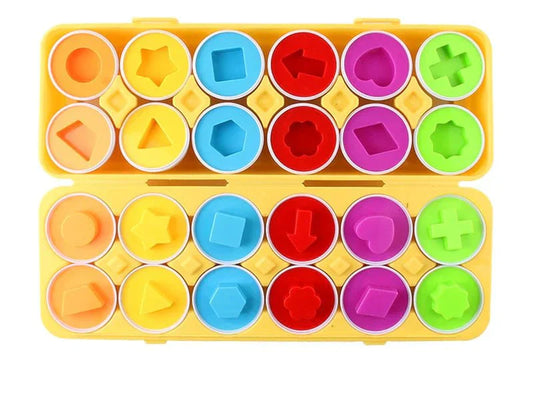Montessori Matching Eggs - Pädagogisches Geschenk für Kinder