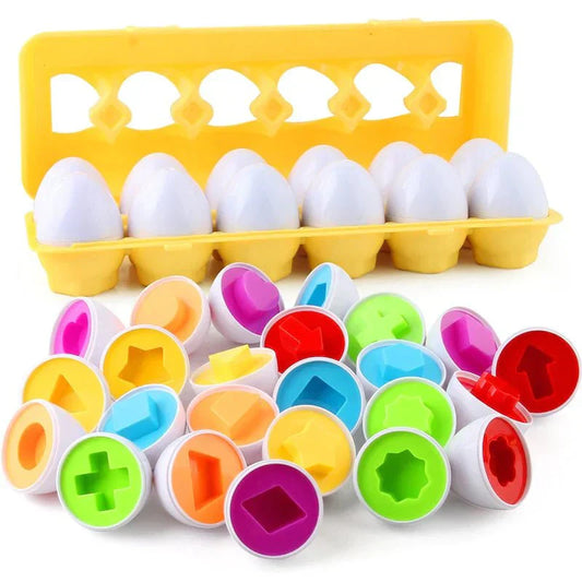 Montessori Matching Eggs - Pädagogisches Geschenk für Kinder