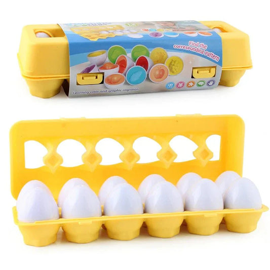 Montessori Matching Eggs - Pädagogisches Geschenk für Kinder