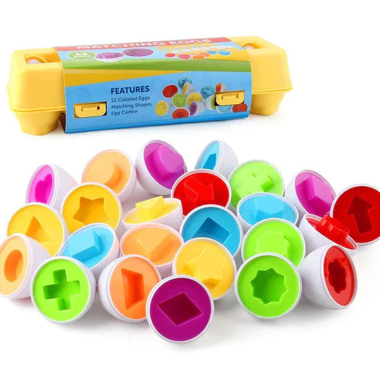 Montessori Matching Eggs - Pädagogisches Geschenk für Kinder