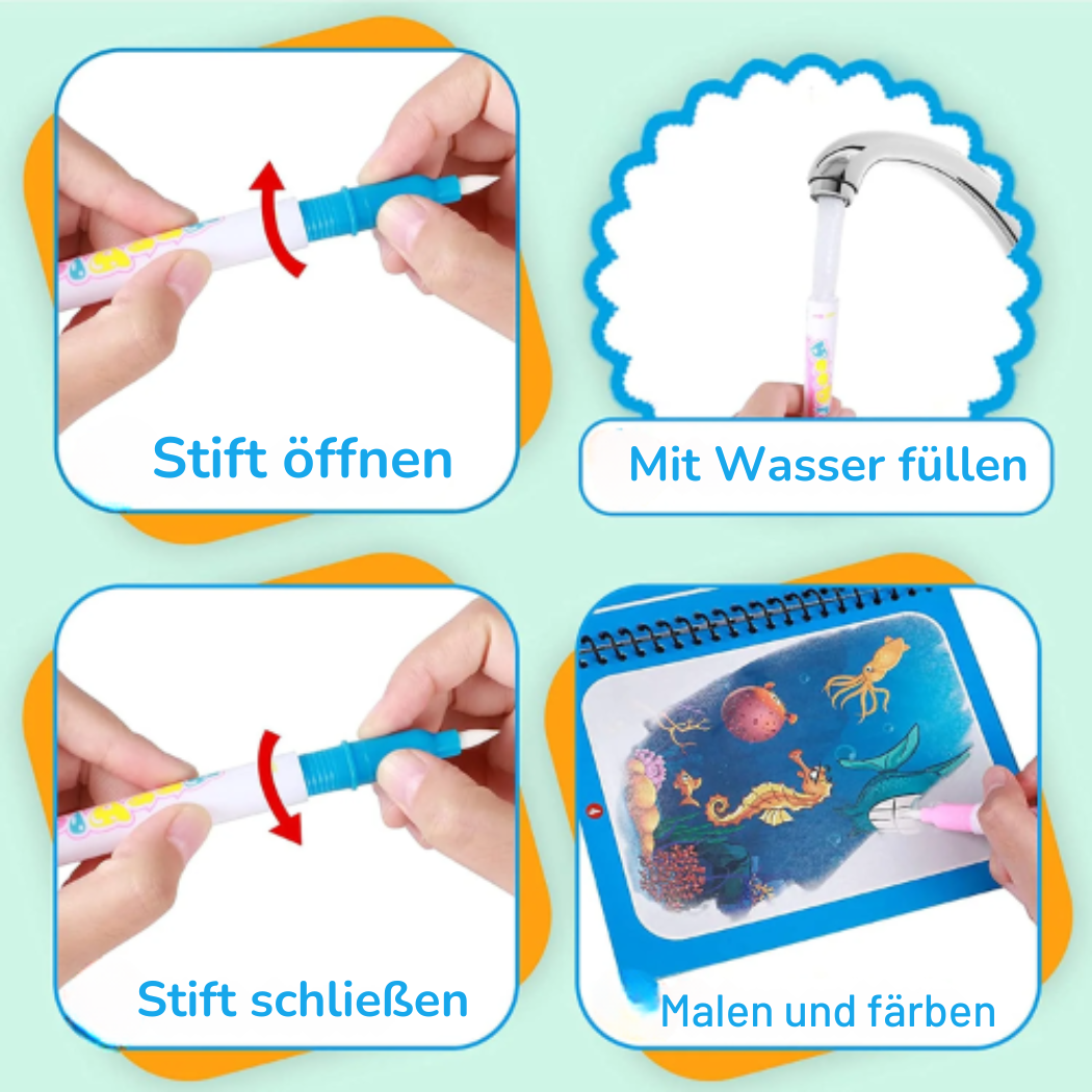 Magical Water Book™ – Lass deiner Kreativität freien Lauf