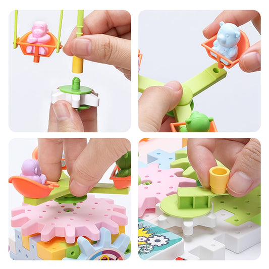 KlapKracht™ – Kreativer Montessori-Bauspaß mit Drehkraft!
