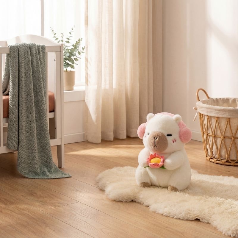 Ilona — White Capybara (25cm)