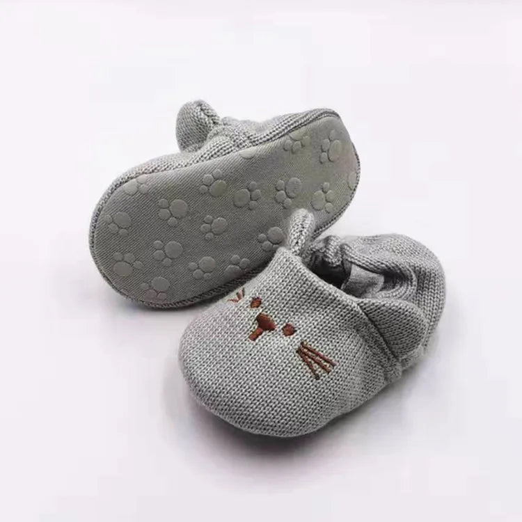 NestleToes™ – Antirutsch Babyslofje us Baumwolle – Warme Baby Schuhe