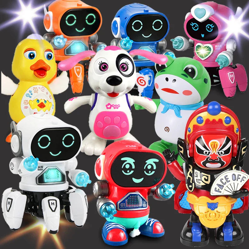 Tanzendes Roboterspielzeug mit Musik und Lichtern