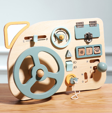 LittleDriver™ - Montessori - Holz-Lenkradspielzeug