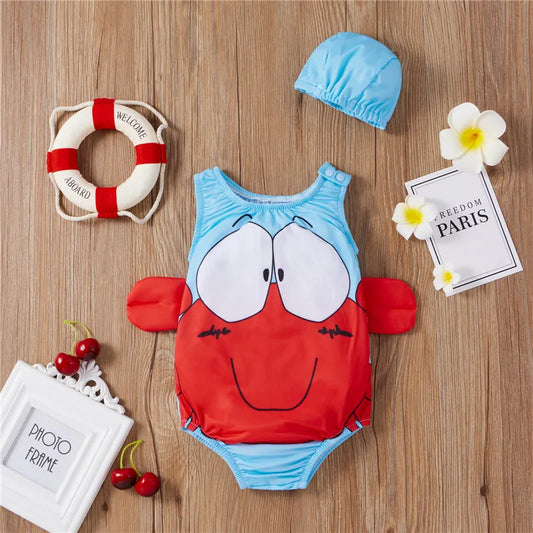 Zonnespetter™ Schwimmset – Badeanzug + Mütze für Mädchen