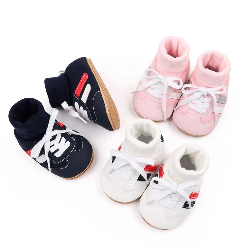 HappySteps™ – Slipvassti Patchwork Schueh – Babys erste Schrittli