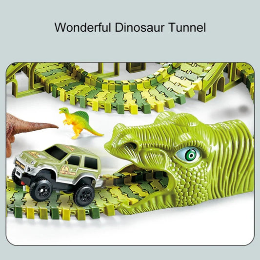 Dinosaurier-Abenteuer-Rennset