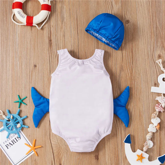 Zonnespetter™ Schwimmset – Badeanzug + Mütze für Mädchen