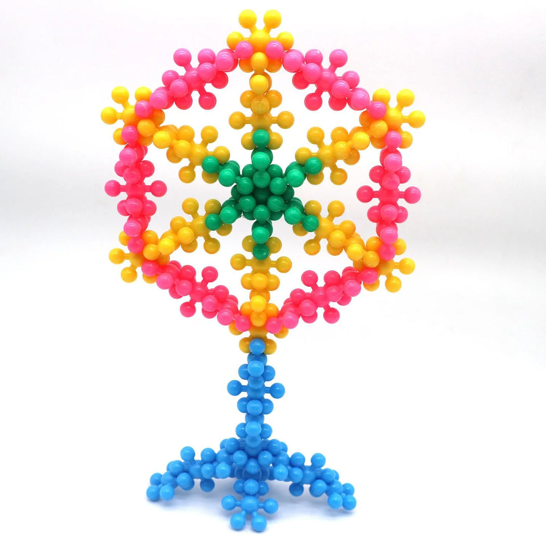 SnowFlakeBlocks™ – Montessori Spielzeug für Chind – Kreativ & Lehrreich