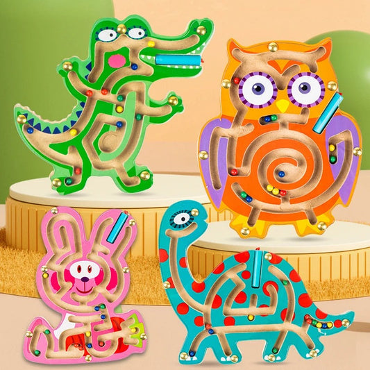 Montessori Magnetisches Labyrinth-Spielzeug - AnimalMaze