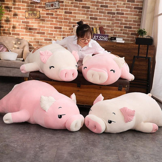 SnugglePig™ - Weiches großes Kuscheltier - Kuschelschwein