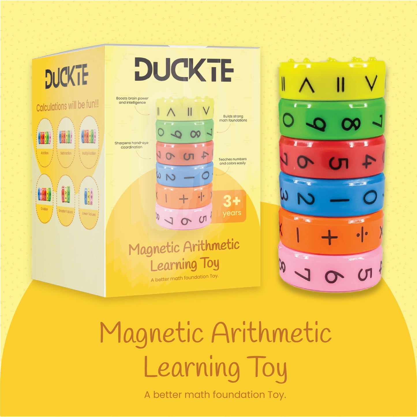 Milo&Moon™ Magnetisches Mathematik-Spielset
