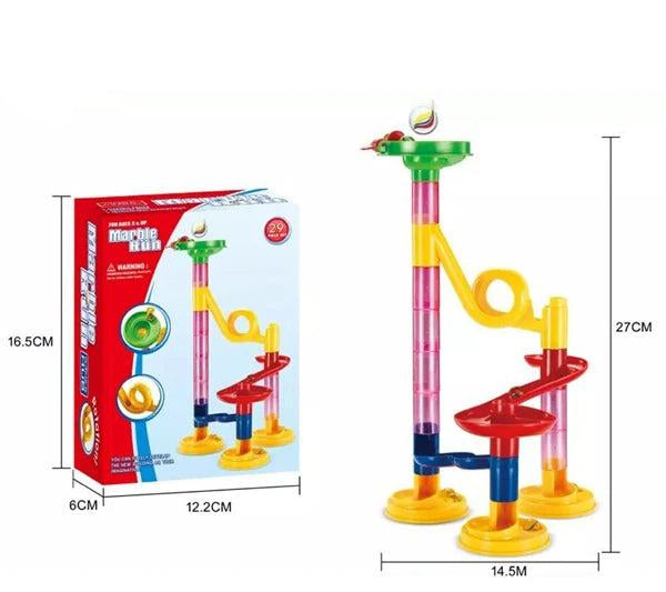 Baustein-Murmelbahn-Spielset