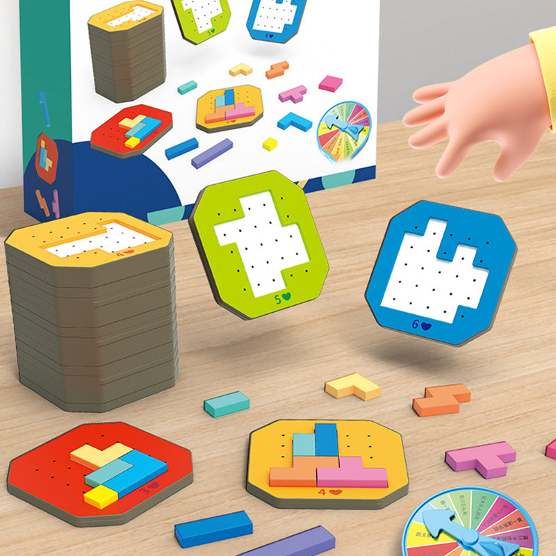 BrainBuilders™ – Buntes Block-Puzzlespiel