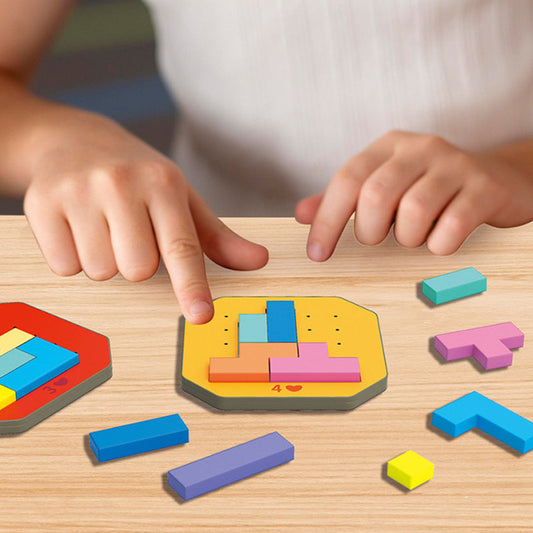 BrainBuilders™ – Buntes Block-Puzzlespiel